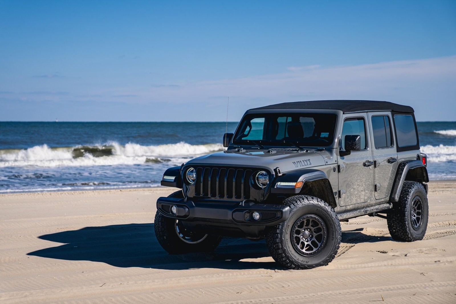 ORF Jeep Wrangler ready for Outer Banks pickup